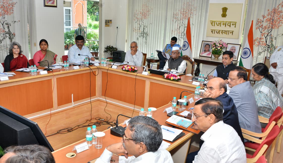 Review meeting held on the quality of higher education and implementation of the New Education Policy in Universities